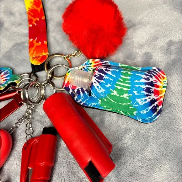 Colorful Safety Keychain Set - Picture 2 of 3
